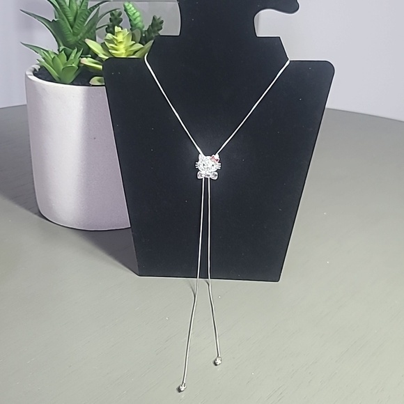 Hello Kitty Jewelry - Hello Kitty Rhinestone Lariet Necklace